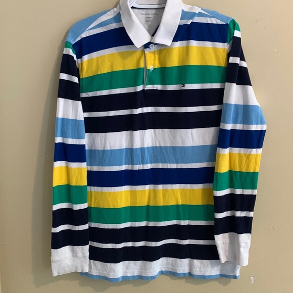 Tommy Hilfiger Striped Collared Shirt - Picture 1 of 5